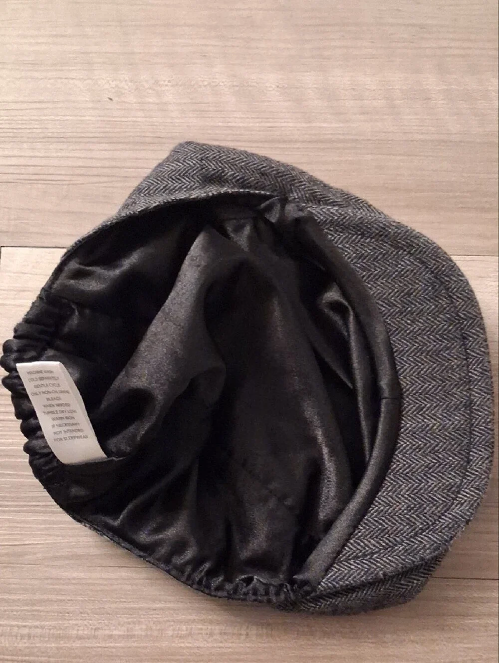 Gymboree Classic Holiday Gray Herringbone Cap Vintage Size Boys 5-7 (M)